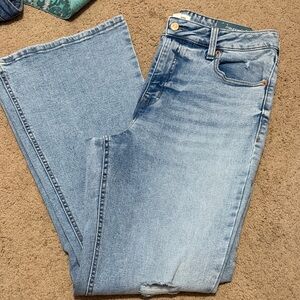 Maurices Light Blue Straight Leg Jeans